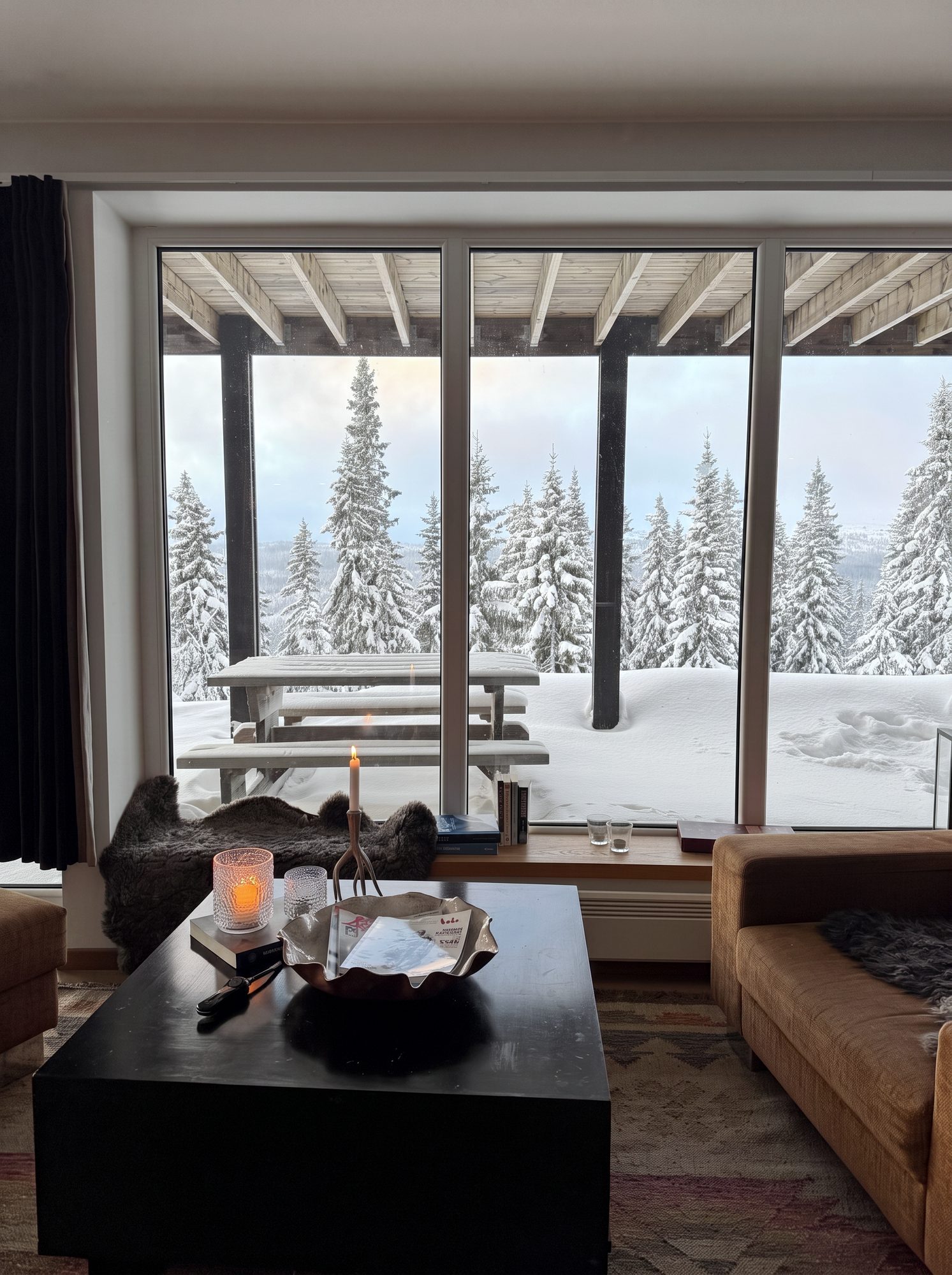 Falken Mountain Lodge — Vardagsrum, Björnen, Åre, Sweden