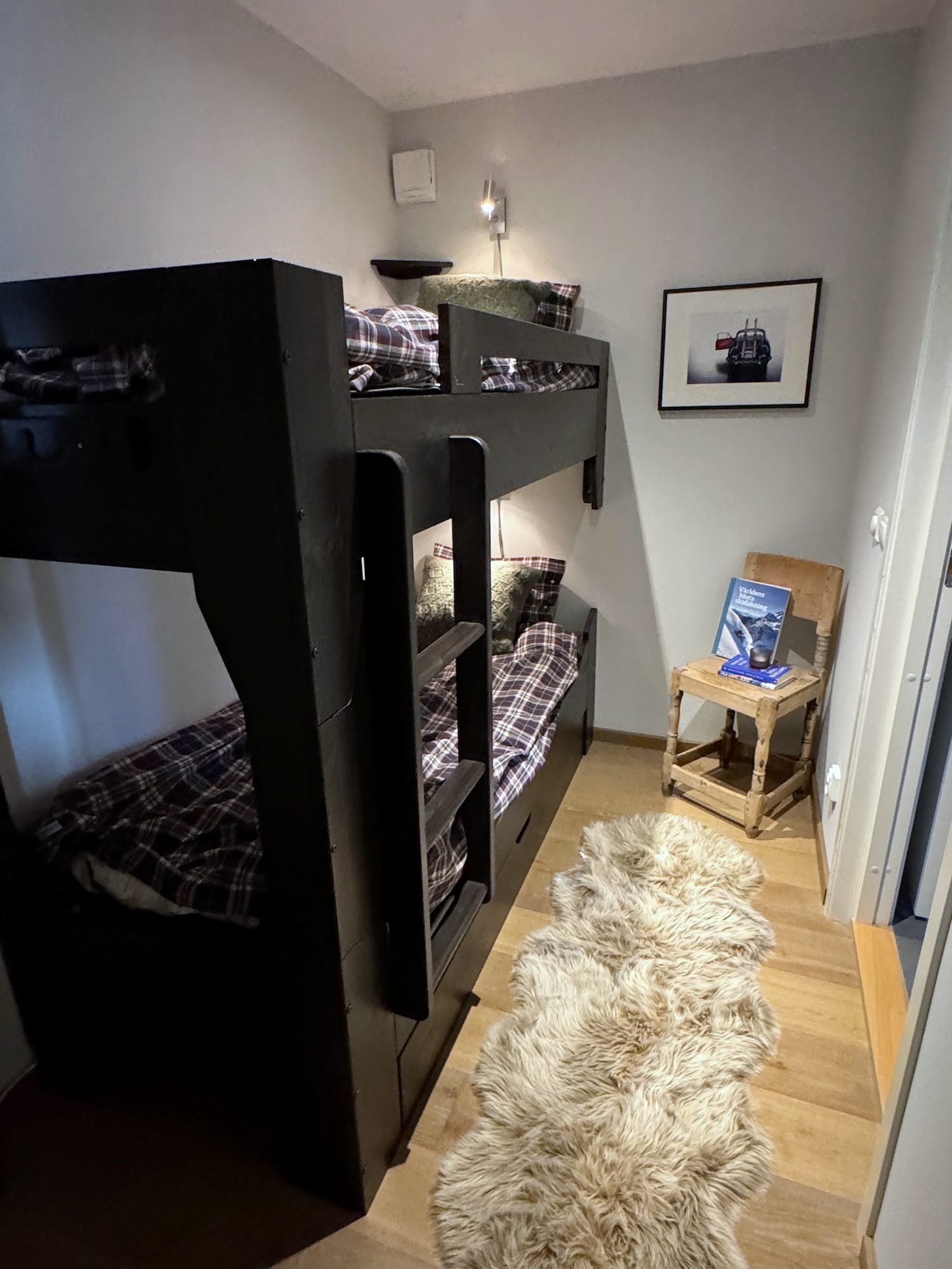 Sovrum med våningssäng — barnens favorit