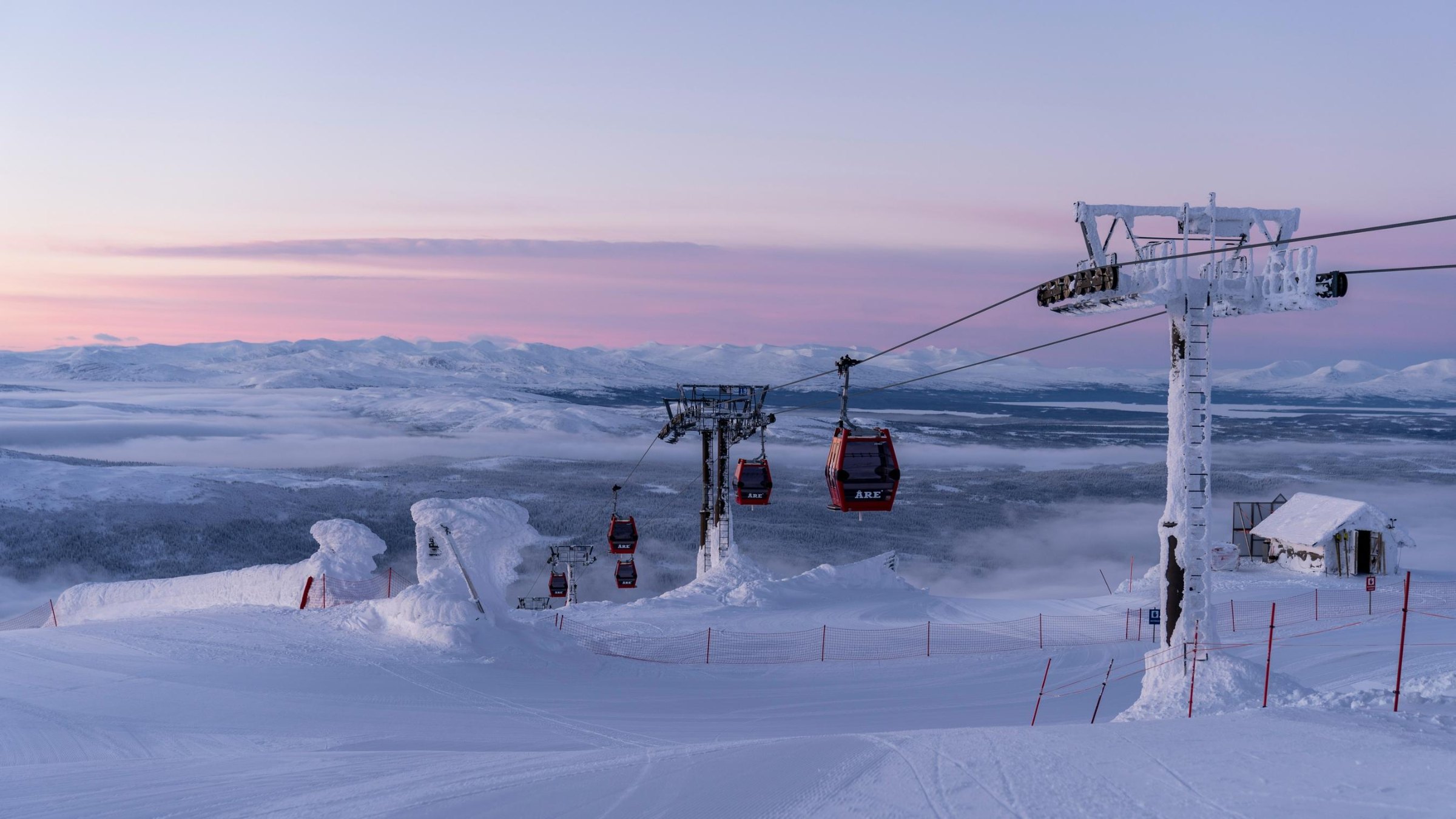 Preparerad nedfart i Åre Björnen